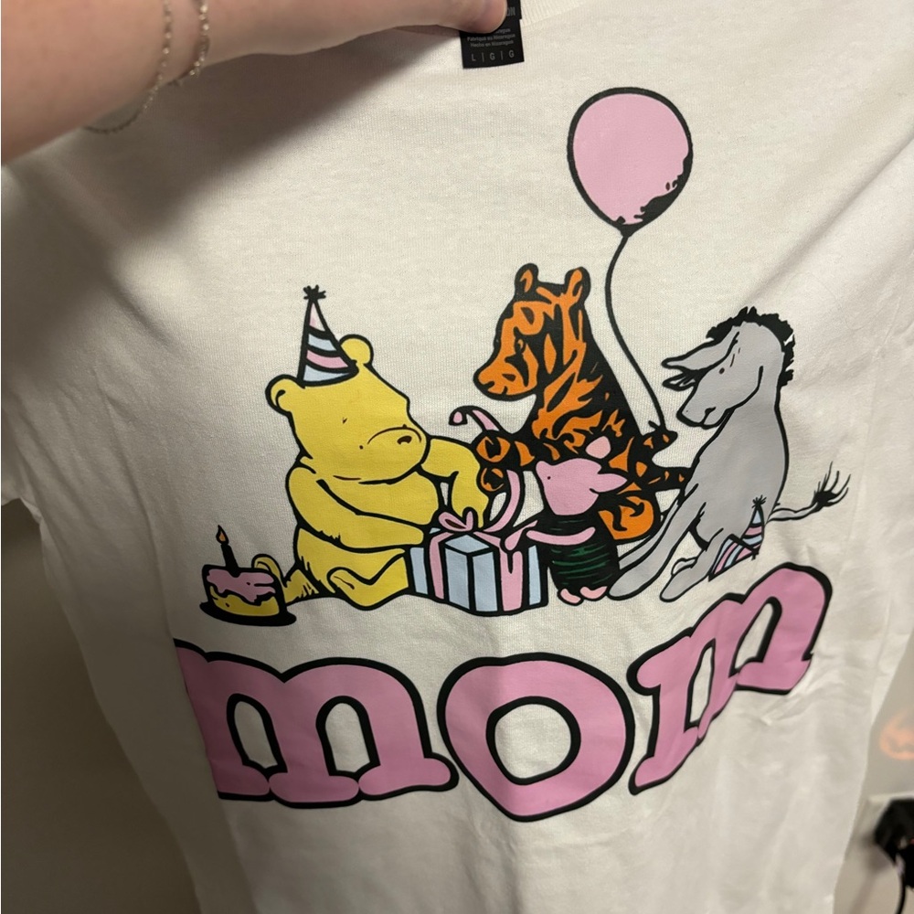 Women’s Pooh Bear Party Mom shirt